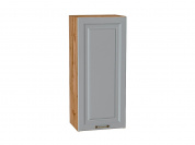 Шкаф верхний с 1-ой дверцей Ницца 920*400*318 Графит / Дуб Вотан
