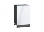 Шкаф нижний с 1-ой дверцей Фьюжн 816*500*480 Angel / Graphite