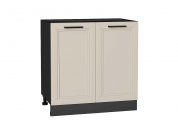 Шкаф нижний с 2-мя дверцами Нео 816*800*480 Cream Silk / Graphite