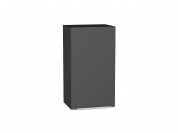 Шкаф верхний с 1-ой дверцей Фьюжн 716*400*320 Stormy Silk / Graphite