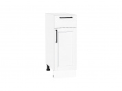 Шкаф нижний с 1-ой дверцей и ящиком Сканди 816*300*480 White Silkwood / Белый