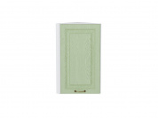 Шкаф верхний торцевой Ницца 716*300*304 Дуб оливковый / Белый