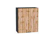 Шкаф верхний с 1-ой дверцей Флэт 716*600*318 Wotan Oak 2S / Graphite