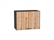 Шкаф верхний горизонтальный Флэт 458*600*318 Wotan Oak 2S / Graphite