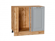 Шкаф нижний угловой Ницца 816*890*478 Графит / Дуб Вотан