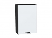 Шкаф верхний с 1-ой дверцей Фрейм 920*600*324 White Silk / Graphite