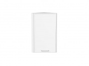 Шкаф верхний торцевой Квадро 716*300*307 Белый / Белый