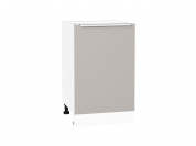 Шкаф нижний с 1-ой дверцей Фьюжн 816*500*480 Clay Silk / Белый