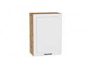 Шкаф верхний с 1-ой дверцей Барселона 716*500*324 Белый / Дуб Вотан