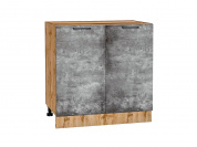 Шкаф нижний с 2-мя дверцами Флэт 816*800*478 Temple Stone 2S / Дуб Вотан
