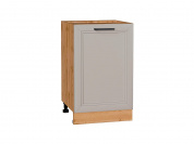 Шкаф нижний с 1-ой дверцей Нео 816*500*480 Clay Silk / Дуб Вотан