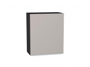 Шкаф верхний с 1-ой дверцей Фьюжн 716*600*320 Clay Silk / Graphite