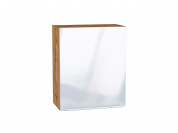 Шкаф верхний с 1-ой дверцей Фьюжн 716*600*320 Angel / Дуб Вотан