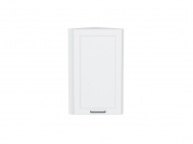 Шкаф верхний торцевой Барселона 716*300*310 Белый / Белый