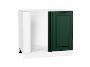 Шкаф нижний угловой Дублин 816*890*478 Special Green / Белый