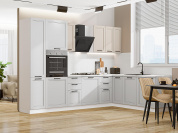 Нео-03 2140*3000/2100*600 Cream Silk/Grey Silk