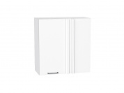 Шкаф верхний прямой угловой Флэт 716*700*345 White In 2S / Белый