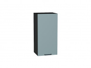 Шкаф верхний с 1-ой дверцей Флэт 716*350*318 Grey-green In 2S / Graphite