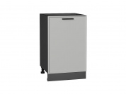 Шкаф нижний с 1-ой дверцей Фрейм 816*500*484 Grey Silk / Graphite