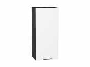Шкаф верхний с 1-ой дверцей Флэт 920*400*318 White In 2S / Graphite