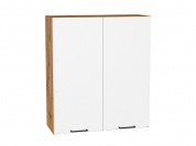 Шкаф верхний с 2-мя дверцами Флэт 920*800*318 White In 2S / Дуб Вотан