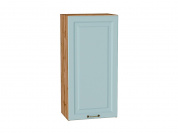 Шкаф верхний с 1-ой дверцей Ницца 920*450*318 Голубой / Дуб Вотан