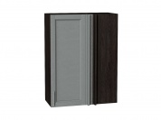 Шкаф верхний прямой угловой Сканди 920*690*345 Grey Softwood / Graphite