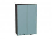 Шкаф верхний с 2-мя дверцами Флэт 920*600*318 Grey-green In 2S / Graphite