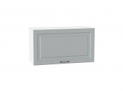 Шкаф верхний горизонтальный Ницца 458*800*318 Графит / Белый