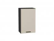 Шкаф верхний с 1-ой дверцей Фрейм 716*450*324 Cream Silk / Graphite