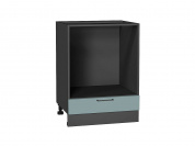 Шкаф нижний под духовку Флэт 816*600*476 Grey-green In 2S / Graphite