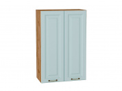 Шкаф верхний с 2-мя дверцами Ницца 920*600*318 Голубой / Дуб Вотан