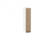 Шкаф верхний бутылочница Флэт 716*150*318 Natural Casella Oak 2S / Белый