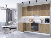 Флэт-04 2340*1000/2500*600 Brown Casella Oak 2S/Natural Casella Oak 2S