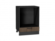 Шкаф нижний под духовку Флэт 816*600*476 Brown Casella Oak 2S / Graphite
