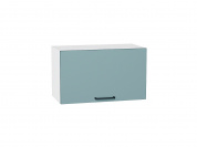 Шкаф верхний горизонтальный Флэт 358*600*318 Grey-green In 2S / Белый