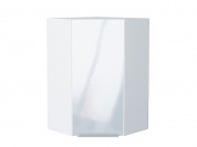 Шкаф верхний угловой Фьюжн 920*600*600 Angel / Белый