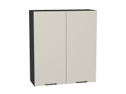 Шкаф верхний с 2-мя дверцами Флэт 920*800*318 Cashmere In 2S / Graphite