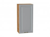 Шкаф верхний с 1-ой дверцей Ницца 920*450*318 Графит / Дуб Вотан