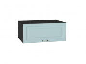Шкаф верхний горизонтальный глубокий Ницца 358*800*574 Голубой / Graphite