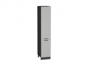 Шкаф пенал с 2-мя дверцами Фрейм 2132*400*580 Grey Silk / Graphite