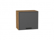 Шкаф верхний горизонтальный Фрейм 458*500*324 Stormy Silk / Дуб Вотан