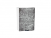 Шкаф верхний с 1-ой дверцей Флэт 716*500*318 Temple Stone 2S / Белый