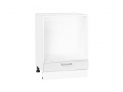 Шкаф нижний под духовку Квадро 816*600*477 Белый / Белый