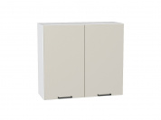 Шкаф верхний с 2-мя дверцами Флэт 716*800*318 Cashmere In 2S / Белый