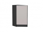 Шкаф нижний торцевой Фьюжн 816*296*554 Clay Silk / Graphite