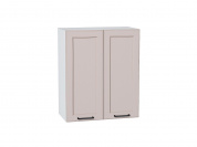 Шкаф верхний с 2-мя дверцами Барселона 716*600*324 Кашемир / Белый