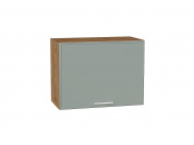 Шкаф верхний горизонтальный Квадро 458*600*321 Аквамарин / Дуб Вотан