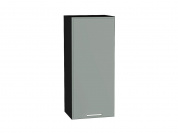 Шкаф верхний с 1-ой дверцей Квадро 920*400*321 Аквамарин / Graphite