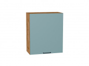 Шкаф верхний с 1-ой дверцей Флэт 716*600*318 Grey-green In 2S / Дуб Вотан